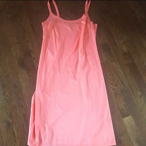 MSK coral colored sleeveless cami Dress